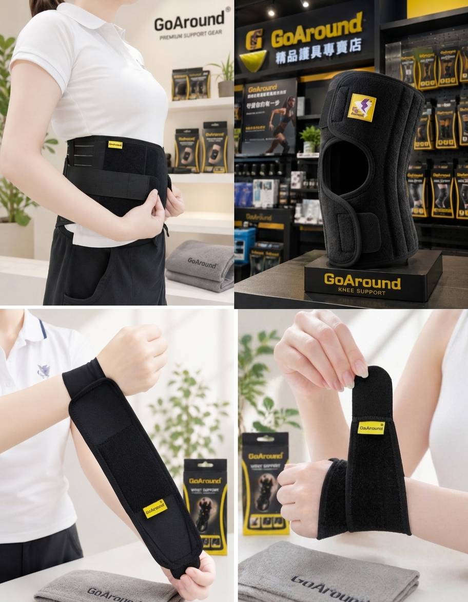 石墨烯護具優惠套組[GoAroun(d夠有勁護具]
